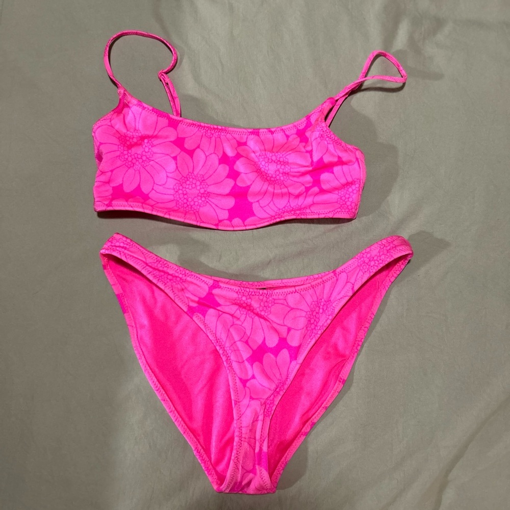 Pink Triangl Bikini